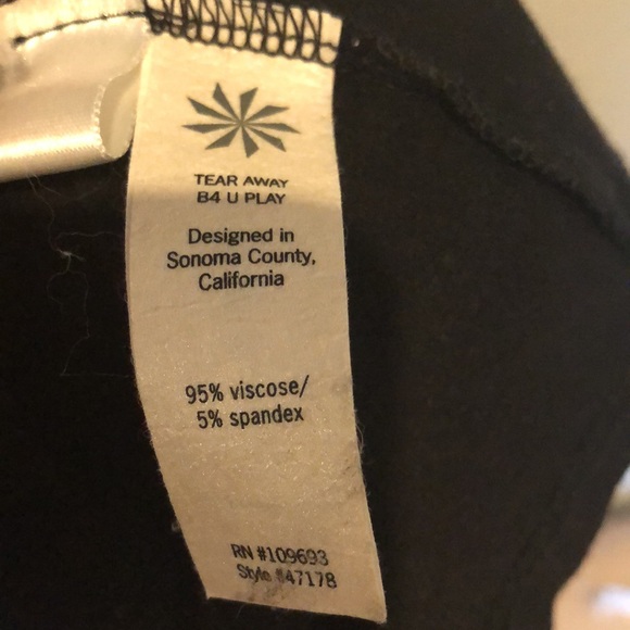 TALL Athleta scoop neck dress, black, XL - Picture 6 of 13